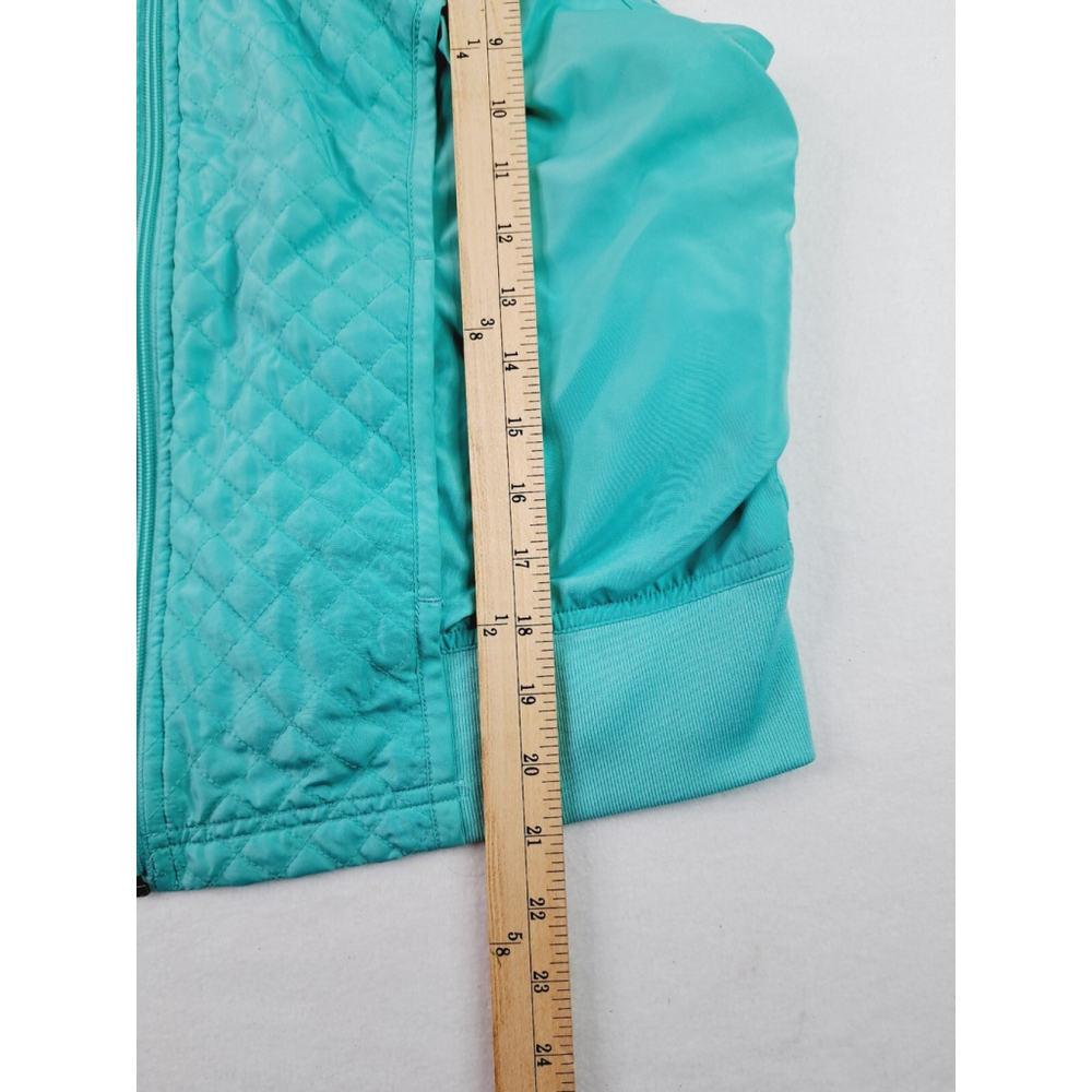 Ac-tiv-ology Puffer Vest Full Zip Robbins Egg/Teal Size PXL - Picture 3 of 7